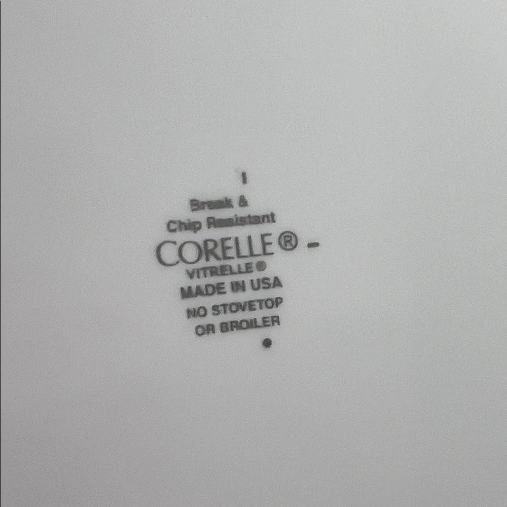 Corelle CITY BLOCK Black & White 10” Dinner Plates. Excellent condition
